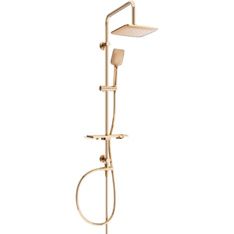 Mexen T62 colonna doccia, oro rosa - 798626293-60