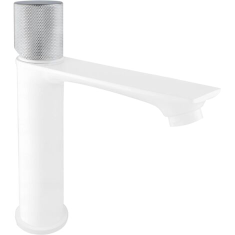 Mexen Royo One rubinetto per lavabo, bianco/cromo - 72201-22