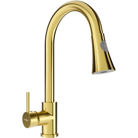 Mexen Elia rubinetto da cucina, oro - 670101-50 (1/2)