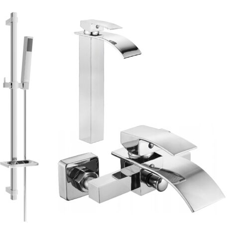 Mexen Aries DQ77 set da bagno, cromo - 744813DQ77-00