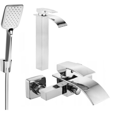Mexen Aries R62 set da bagno, cromo - 744813R62-00