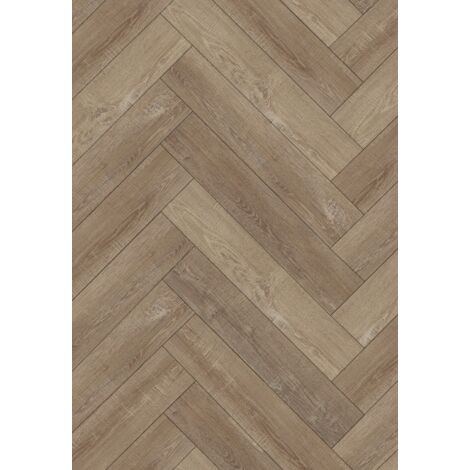 Mexen Windsor pannelli vinilici a spina di pesce 635 x 127 mm SPC 6,5 mm, sottostrato IPEX 1,5 mm, 4 V-Fuga, Quercia - F1167-063