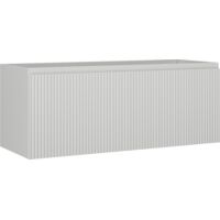 Mexen Rivel mobile da bagno sotto lavabo 120 cm, 1 cassetto, scanalato, grigio opaco - 91A20-12047-1-BF62