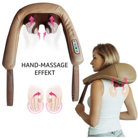 ZENET ZET-759 Shiatsu Nacken- und Schultermassagegerät mit Wärme – 5D Massagegerät für Nacken, Schultern und Rücken (1/5)