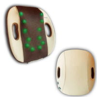 Zenet ZET-728 Shiatsu Massagekissen mit Wärmefunktion – Nackenmassagekissen für Rücken, Nacken & Schultern, elektrisches 3D Massagegerät mit 12 Massageknoten