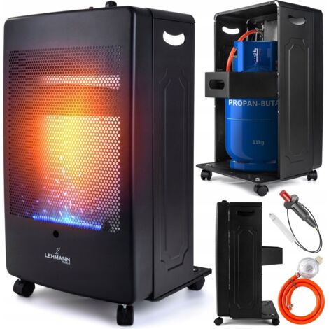 RÉCHAUD À GAZ À BOUTEILLE BLEU, INODORE, CHAUFFAGE À FLAMME BLEUE