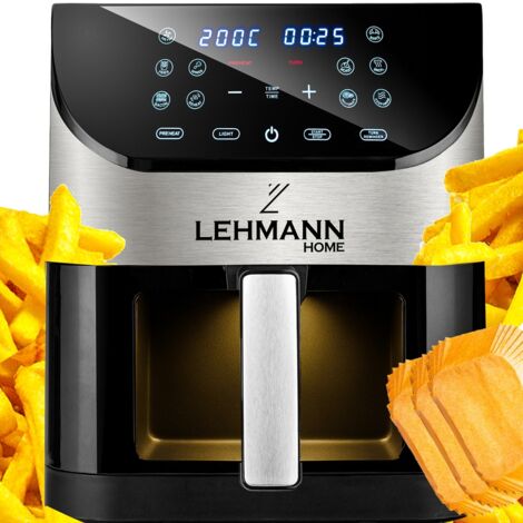 FRITEUSE SANS MATIÈRES GRASSES, GRANDE ET PUISSANTE, PANNEAU DE 12 PROGRAMMES (1/5)