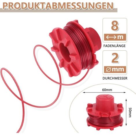 Capuchon Bobine + Ressort Pour Débroussailleuse Einhell GE-CT 36-30 Li Et SOLO AGILLO