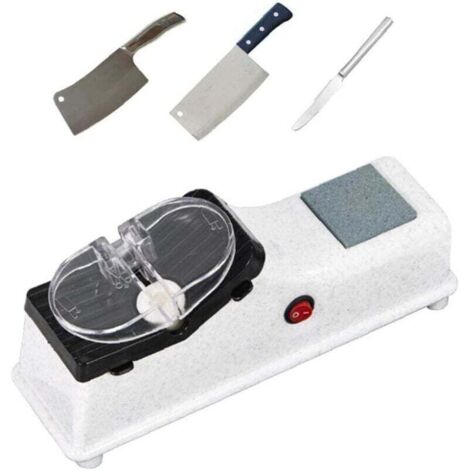 Aiguiseur électrique 4 En 1 Pour Couteaux, Ciseaux Et Couperets - Polisseuse Automatique Ménagère, Recharge USB