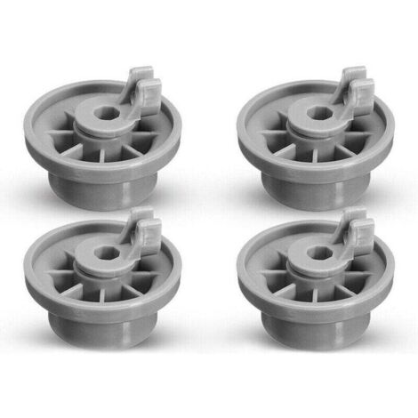 Lot de 4 Roulettes de Lave-vaisselle pour Panier Inférieur, roulettes panier lave-vaisselle,Roues de Lave-vaisselle pour Siemens, Bosch 165314