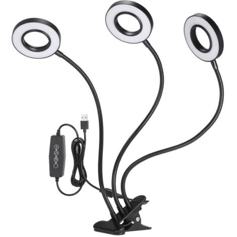 Eclairage horticole, Lampe de croissance de plantes, DC5V 27W 54 LED Triple-end