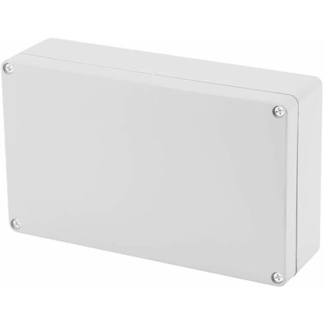 Boîte de Jonction Étanche 200 x 120 x 56mm, Boîtier Électrique Câblage en ABS Matériau, IP65 Étanche, Anti-poussière, matériau ignifuge, Anti-choc, Anti-corrosion, Anti-statique, Isolation