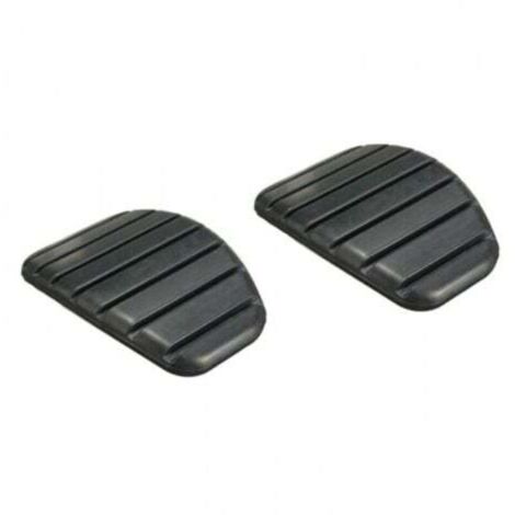 2pc Couvre-pédale d'embrayage pour voiture, Couvre-pédale de frein en caoutchouc antidérapant pour Megane Laguna Clio Kango Scenic (1/3)