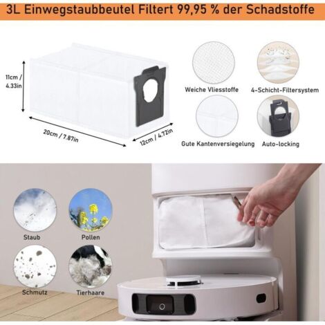 Kit d'accessoires pour dreame L10s Pro Ultra Heat, L10s Ultra Gen 2