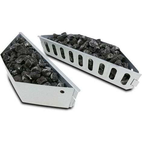 Paniers à Charbon de bois pour Weber 7403, One Touch, Master Touch et tous les autres barbecues à charbon de bois 47 57 67 cm, Char-Basket pour Chaleur directe et Indirecte, Lot de 2