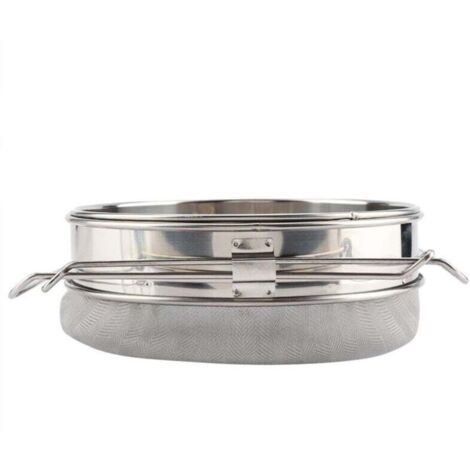 Passoire Fine En Inox Avec Double Anse – Tamis Pour Farine, égouttoir Pâtes Légumes, Accessoire Cuisine