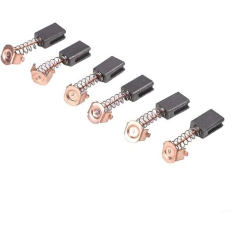 Lot de 6 balais de carbone 5 x 8 x 12 mm pour meuleuse d'angle G720 composant clé pour la fonctionnalité des outils électriques (1/4)