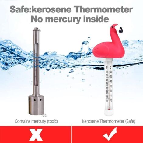 Thermomètre Flottant Pour Piscine Et Spa | Sonde Avec Cordon | Lecture Facile -12°C à 49°C | Matériau PVC Durable - 7