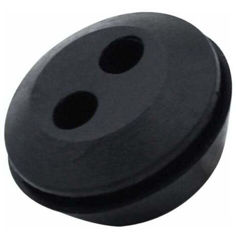 Lot de 6 Bouchon de Tuyau de Carburant Joint de Réservoir Caoutchouc 2 Trous Passe durite passe Durite Reservoir Debroussailleuse Accessoires