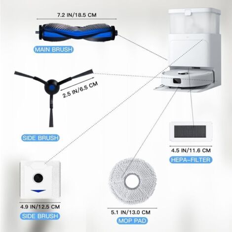 KIT D'ENTRETIEN COMPLET Pour Ecovacs Pour Deebot N30 Pour Aspirateur