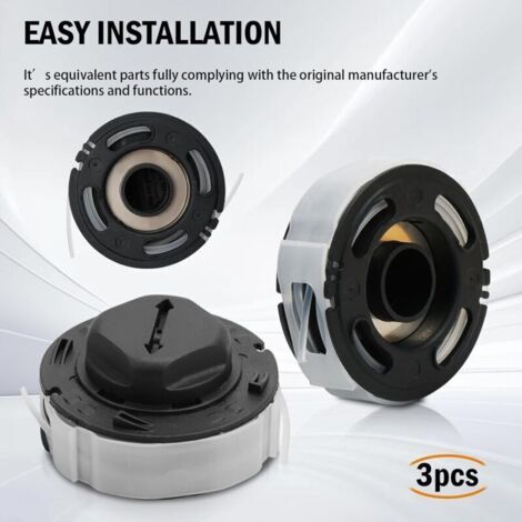 AIDNTBEO Bobine De Fil De Rechange Pour Débroussailleuse 195858-1 196146-9 Taraud Et Couvercle De Bobine 1,6 Mm DUR181Z