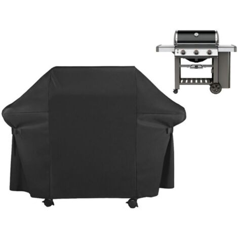Housse Barbecue , Barbecue Bâche de Protection , 152x76x122cm 420D Oxford Bâche de Protection BBQ Couverture de Gril Anti-UV/Anti-l'eau/Anti-l'humidité Imperméable Extérieur Barbuae Grill pour Weber B