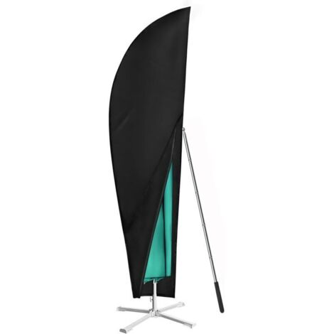 Housse de Protection pour Parasol , Housse Parasol Déporté en Tissu Oxford 420D imperméable , Perche Télescopique et Boutons d'alpinisme , pour Parasol Déporté (265 x 40/70/50 cm)
