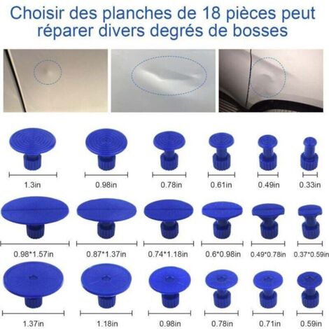 Kit Extracteur De Bosses Voiture 10 Pièces - PC Flexible, Pour Réparer Portes, Capots, Carrosserie - 6