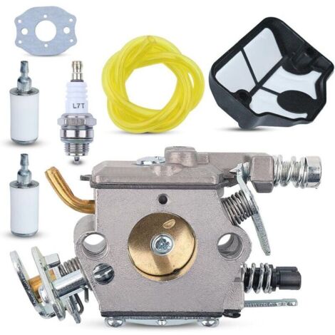 Carburateur pour Husqvarna 36 41 136 137 141 142 Tronçonneuse, Pièces de Rechange Accessoire Moteur Numéro de Pièce OEM WT-834 Kit de Réparation de Carburateur
