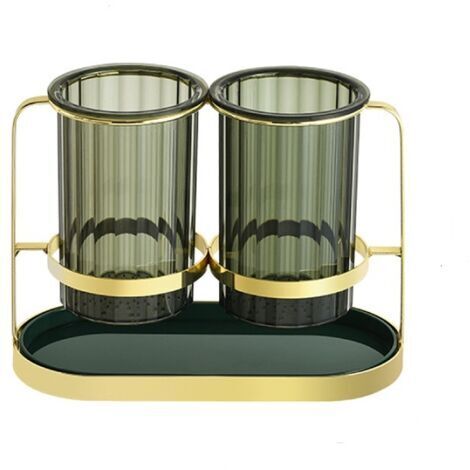 Vtizikl Porte-baguettes de stockage multifonctionnel, égouttoir à couverts de luxe, cuillère, fourchette, baguettes