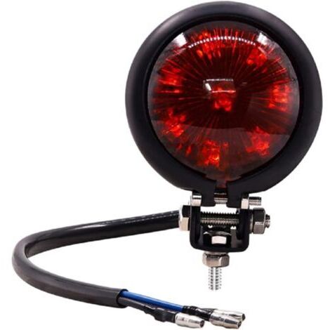 Feu stop de moto Feu arrière LED rétro, feu arrière de moto haute