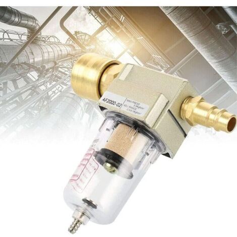 Séparateur dEau à Air Comprimé, Filtre Régulateur pour Air Comprimé 1/4, Filtre Régulateur Compresseur, pour Filtre Compresseur,-- (1/4)