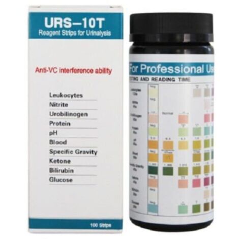 100 bandelettes de test d'analyse d'urine, 10 tests de cétone urinaire, bandelettes de test de sucre dans l'urine