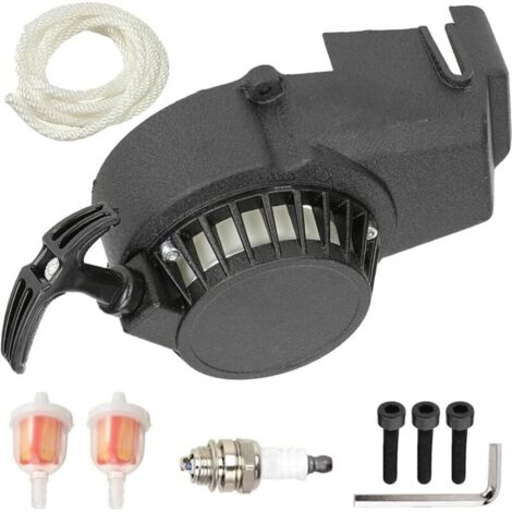 Démarreur à Rappel pour Moteur 2 Temps 43 CC 47 CC 49 CC Pocket Coolster pour Syx 50 CC pour SSR SX50 Mini Dirt Bike Pocket Bike Moto Quad ATV (1/4)