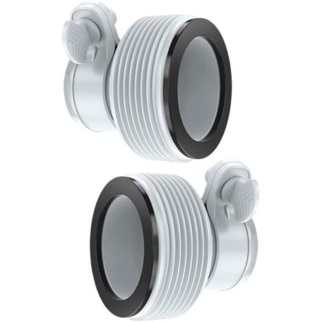 Intex Kit adaptateur de conversion de tuyau B pour tuyau Intex B Pool 3,2 cm à 3,8 cm Pièces de conversion de rechange (1/4)
