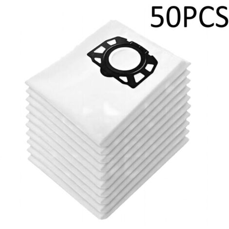 Lot de 50 Sacs pour Aspirateur Karcher wd4 wd5 wd6 mv4 mv5 mv6 Sac d'aspirateur lavable (1/4)