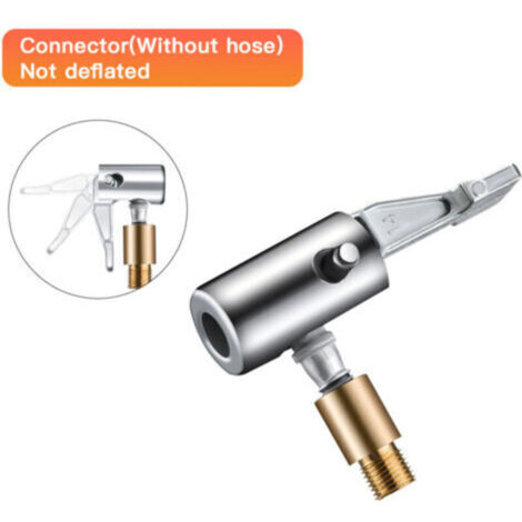 CCYKXA Connecteur de pompe de gonflage Adaptateur de compresseur d'air de pneu de voiture en alliage de zinc à verrouillage à 90 degrés portable pour automobile -A (1/3)