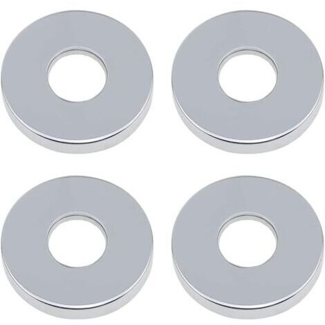Rosace Robinet Mitigeur Douche 4 Pièces Chromées Rosasse Ouvrante Robinetterie 26mm (3/4 ") Acier Inoxydable Rosace Plomberie Plate Basse for Cuisine Salle de Bain