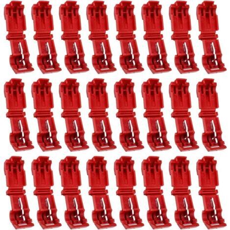 24 pinces de connexion pour robot tondeuse, câble périphérique, connecteur en T, Power Thief pour tondeuses, robots tondeuses, Husqvarna Automower, Worx, Bosch (1/5)