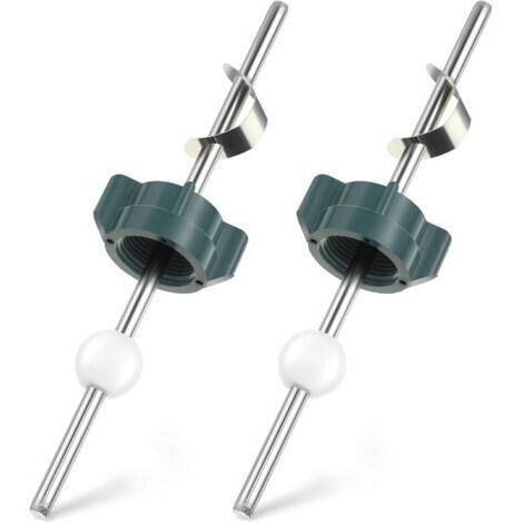 Lot de 2 pièces centrales de lavabo, compatibles avec les bondes de lavabo Price Pfister et autres marques populaires, remplacement pour PS2673, chromées (1/5)