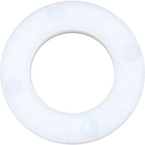 C48564 - Lot de 100 Rondelles plates en polyamide/PA/nylon M8 Ø extérieur 16mm épaisseur 1.7mm - DIN 125 (1/3)