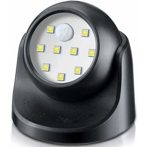Projecteur LED extérieur avec détecteur de mouvement – 150 lumens – Rotation 360° – Résistant aux éclaboussures – Installation facile (1/5)