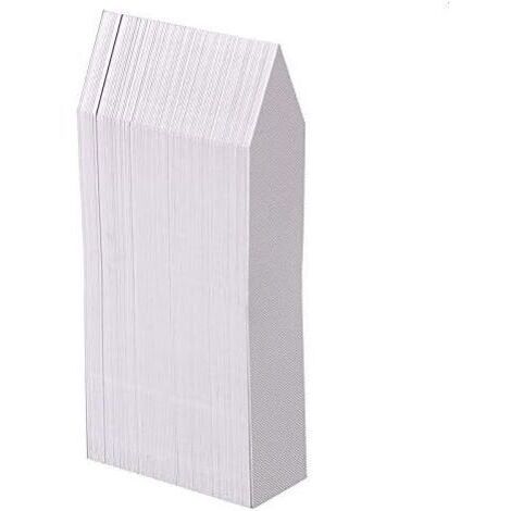 Lot de 100 étiquettes en plastique pour plantes 10x2cm – Résistantes aux UV et à l'eau – Surface d'écriture lisse des deux côtés (1/5)