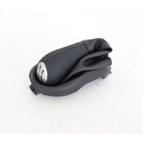 Pommeau De Levier De Vitesse Avec Couvercle Pour Renault Trafic 3 6 Vitesses - Noir ABS Chrome