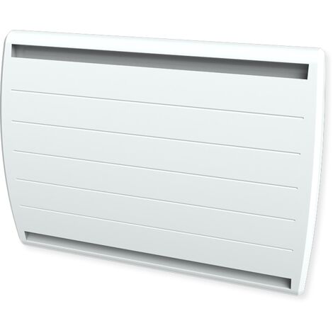 Carrera – Radiateur à inertie fonte 1500W – Horizontal galbé avec thermostat électronique – Coeur de chauffe en fonte – Châssis acier laqué