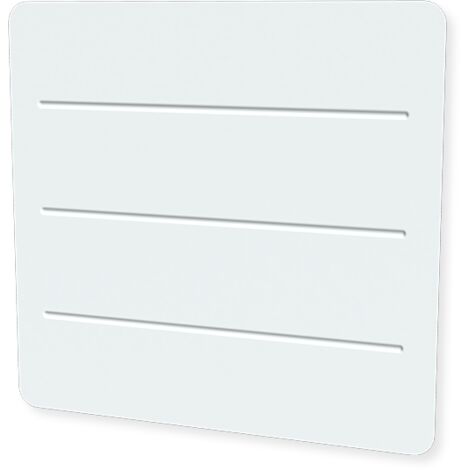 Radiateur à inertie CARRERA - 1500W - Horizontal et plat - Blanc