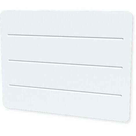Radiateur à inertie CARRERA - 2000W - Horizontal et plat - Blanc