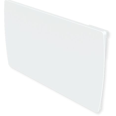 Radiateur à inertie CARRERA - Ceramique Verre Blanc LCD 1500W - Blanc