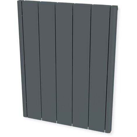 Carrera – Radiateur à inertie céramique anthracite 1000W – Chaleur douce et durable – Système breveté pour répartition homogène – Thermostat électronique