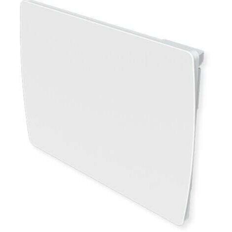Radiateur à inertie CARRERA - Ceramique Verre Blanc LCD 1000W - Blanc